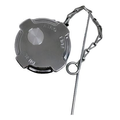 Freightliner M-2 Non-Locking Fuel Cap (ID of Cap 2.38") (Chrome)