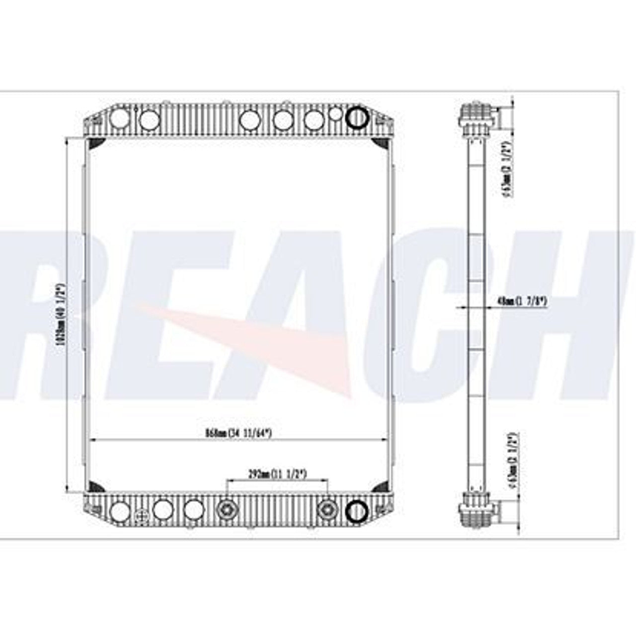 Volvo VNL/VNM Heavy Duty Radiator (2007-2014)