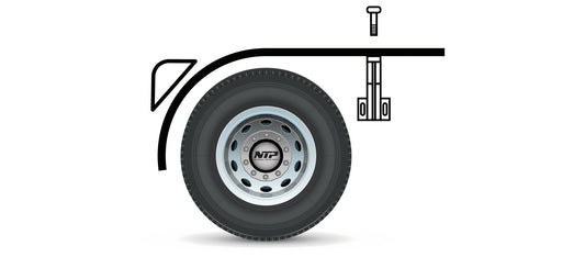 Semi Truck Half Fender Mounting Kit