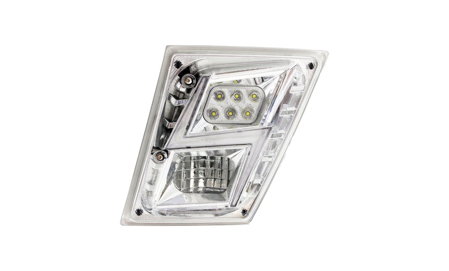 Volvo VN/VNL 2003-17' High Power LED Fog Light Chrome (Driver)